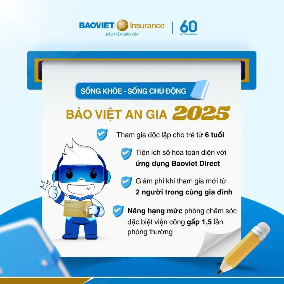 ✨ SỐNG KHỎE – SỐNG CHỦ ĐỘNG CÙNG BẢO VIỆT AN GIA 2025 ✨