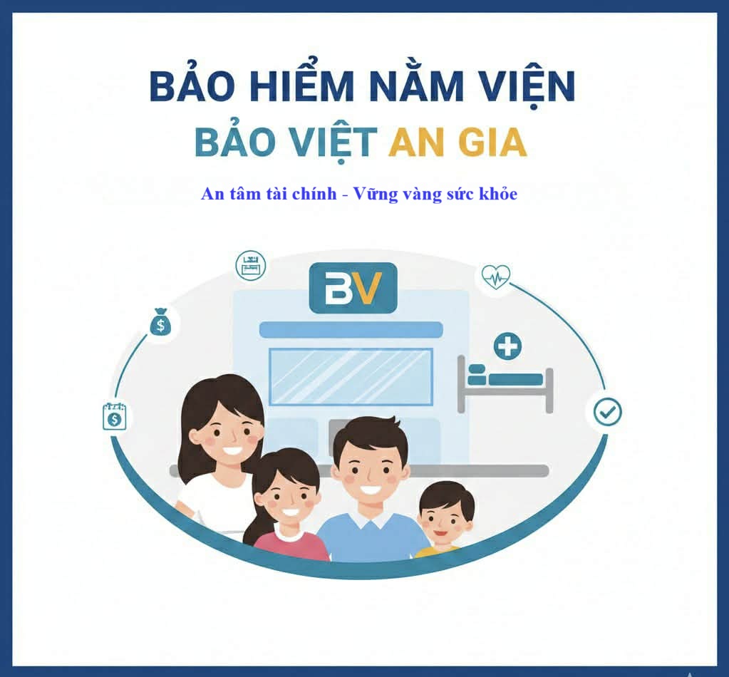 Bảo hiểm nằm viện Bảo Việt An Gia – Giải pháp tài chính an tâm trước chi phí y tế ngày càng cao